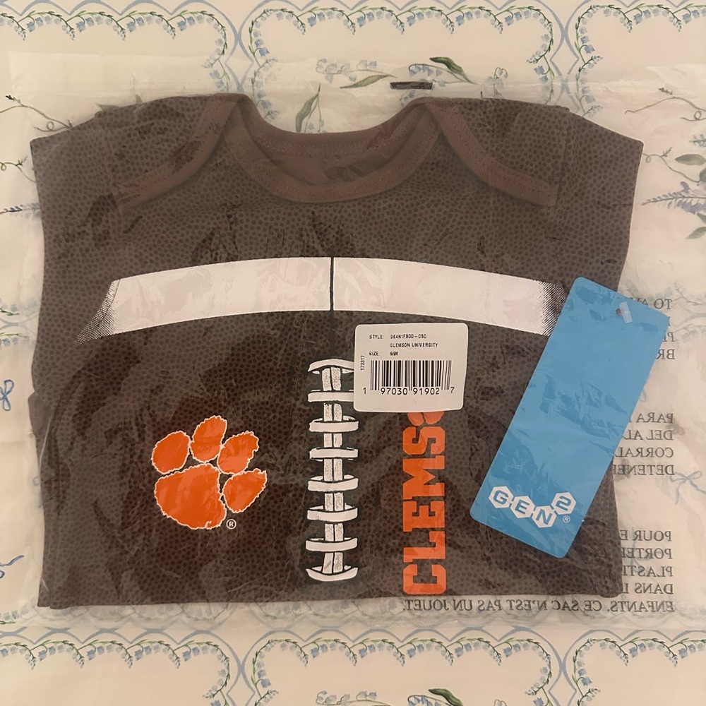 Clemson Football Onesie